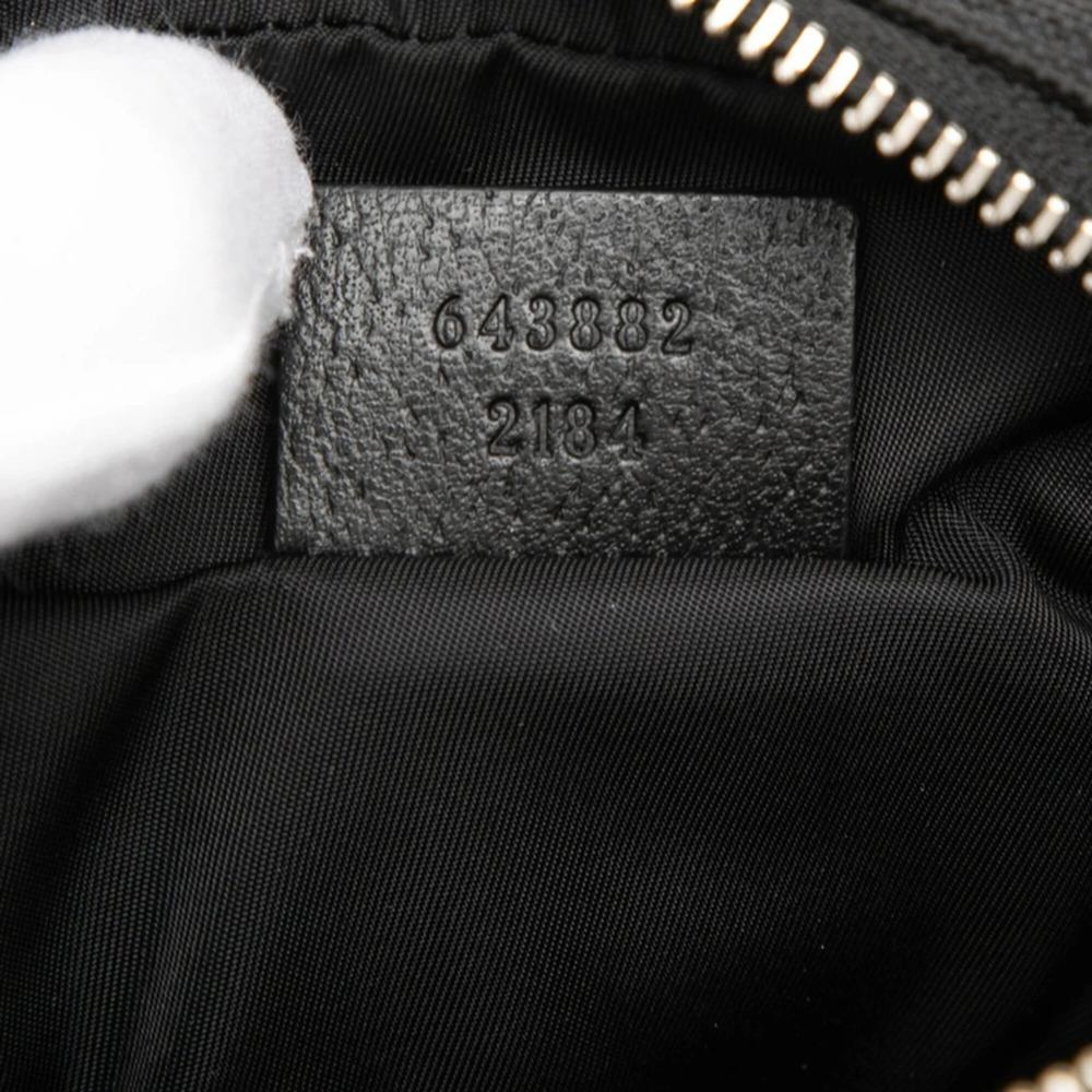 GUCCI Authentic Black Leather Shoulder Bag - Picture 6 of 6